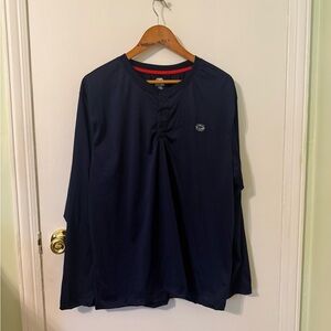 Ecko Unltd Men's Navy Blue Henley Shirt X Large
